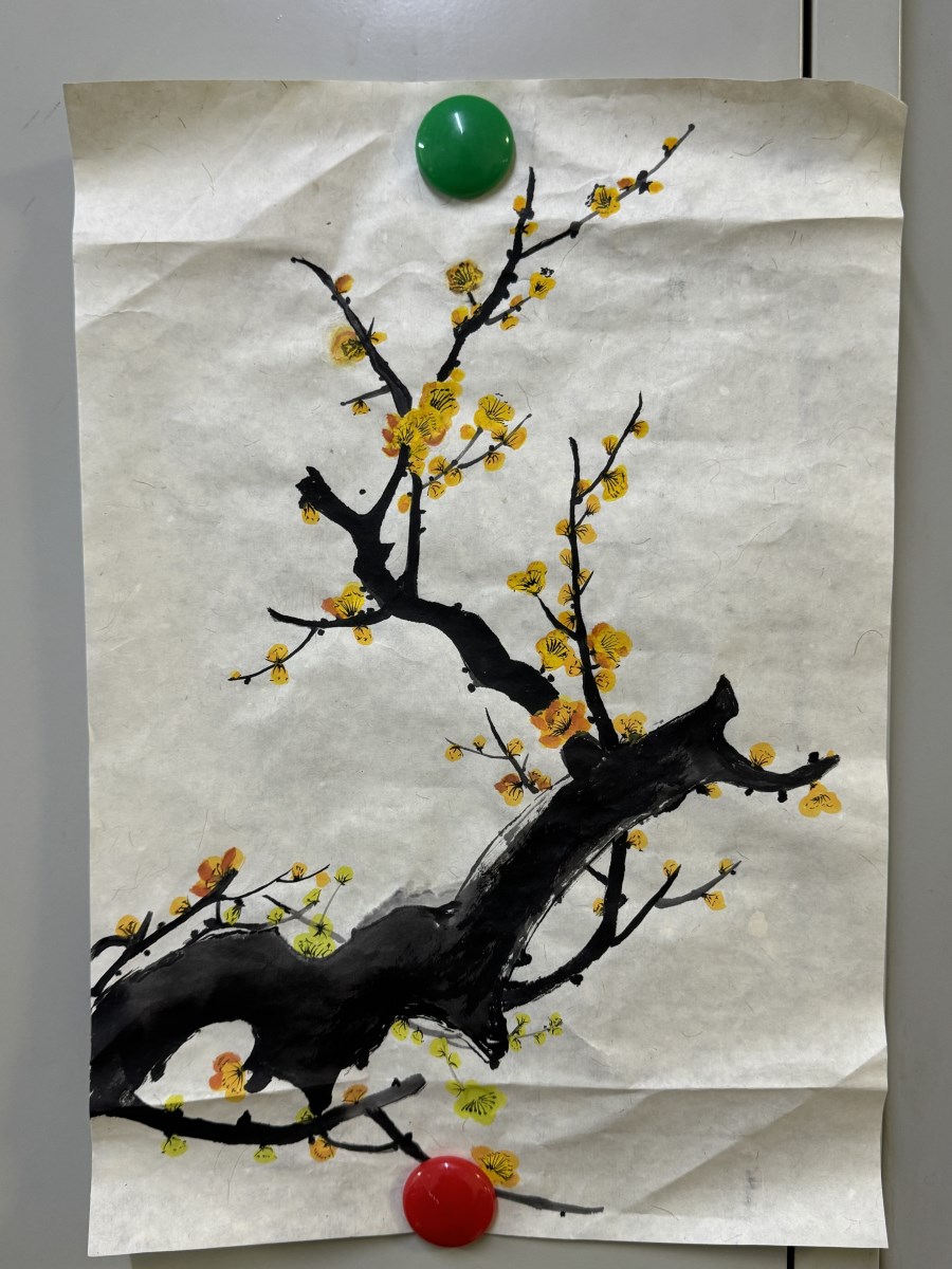 【绘画作品】第四客运分公司汽车一队 常轩《傲梅争春》.jpg